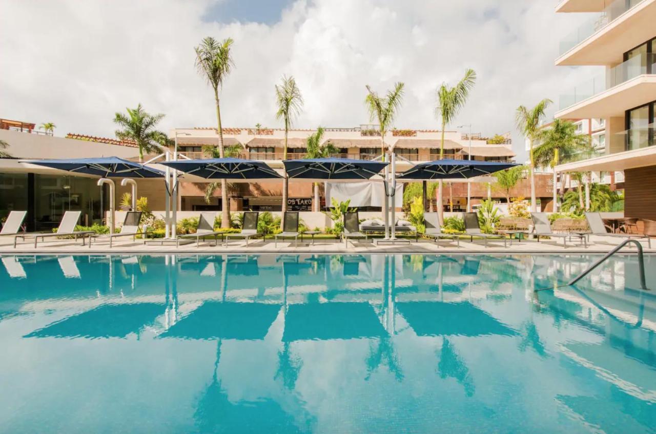 Astonishing Condo With Balcony In A Private Complex With Pool And Gym プレヤデルカーメン エクステリア 写真